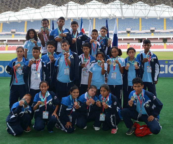 Nicaragua con buen desempeño en las competencias de los VIII Juegos Centroamericanos para Estudiantes con Discapacidad
