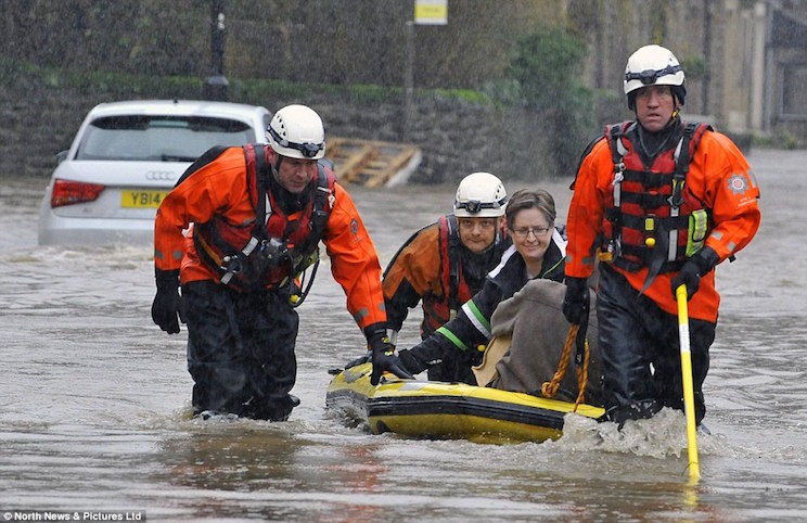 Alerta por graves inundaciones en Gran Bretaña