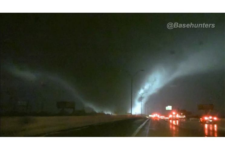 Once muertos por tornados en Texas