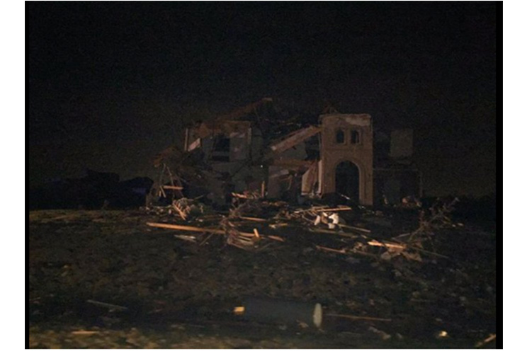 Once muertos por tornados en Texas