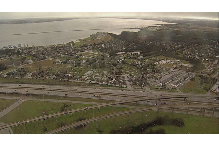 Once muertos por tornados en Texas