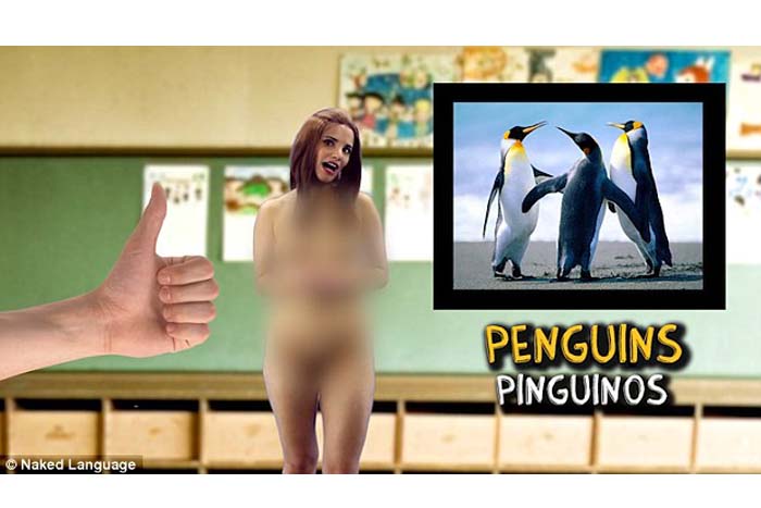 Lanzaron curso de inglés online con profesoras desnudas