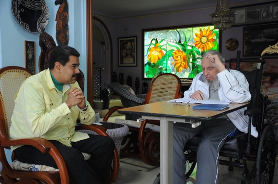 Nicolás Maduro se reúne con Fidel en Cuba