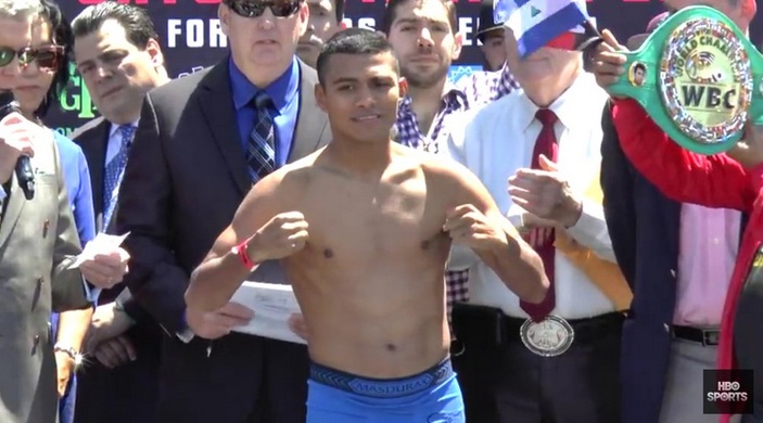 Faltan pocas horas para ver al "Chocolatito" en acción 