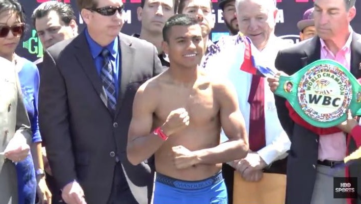 Faltan pocas horas para ver al "Chocolatito" en acción 