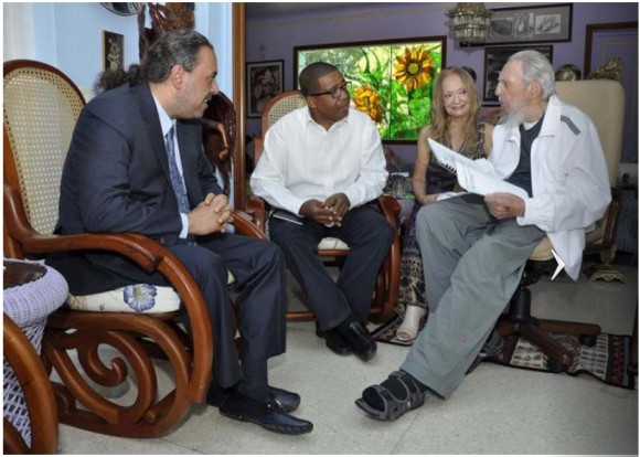 Recibió Fidel al Presidente de la Asociación de Comités Olímpicos Nacionales