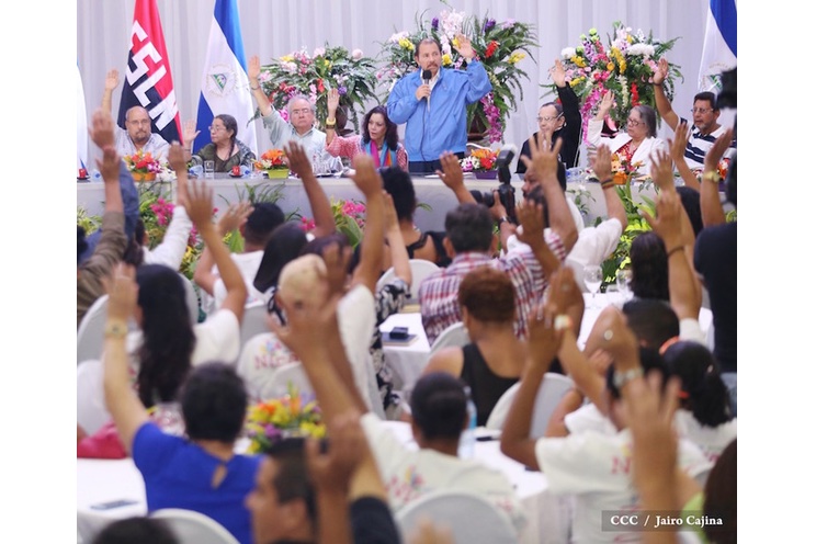 Daniel y Rosario presiden Asamblea Sandinista Nacional