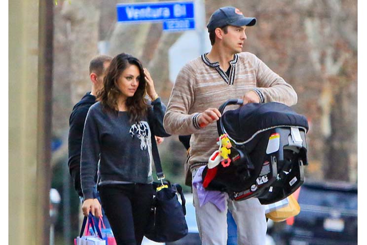 Ashton Kutcher y Mila Kunis esperan su segundo hijo