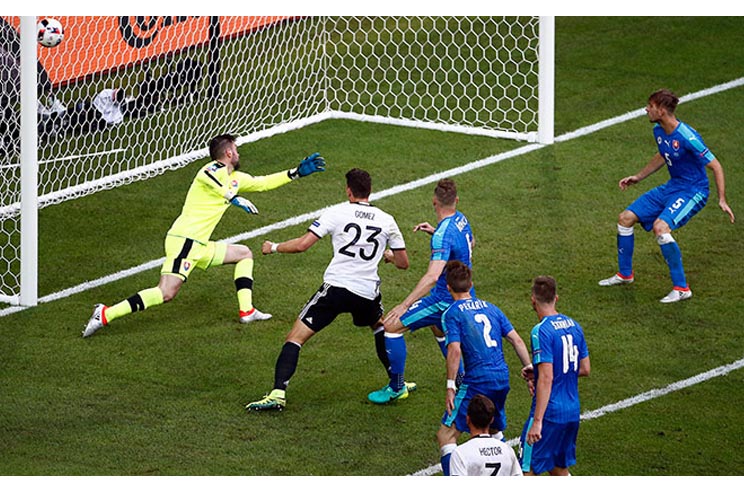 Alemania ‘despacha’ a Eslovaquia y ratifica su condición de favorito