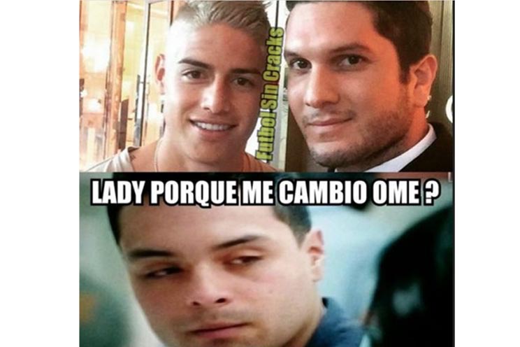 Los memes contra James Rodríguez y su nuevo look