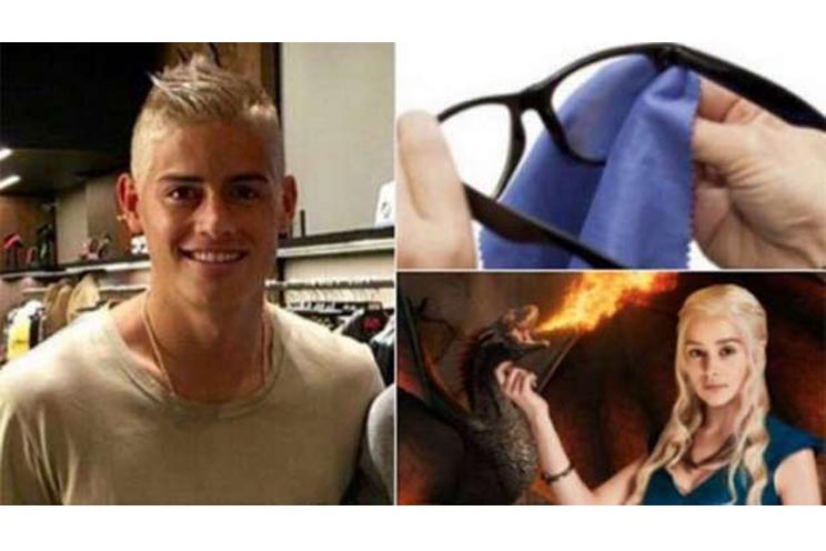 Los memes contra James Rodríguez y su nuevo look