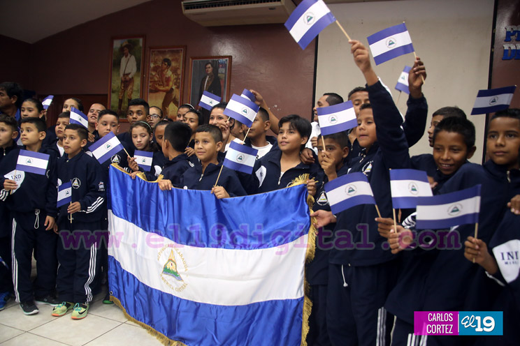 Abanderan a la delegación de Nicaragua que participará en los VIII Juegos Deportivos Centroamericanos