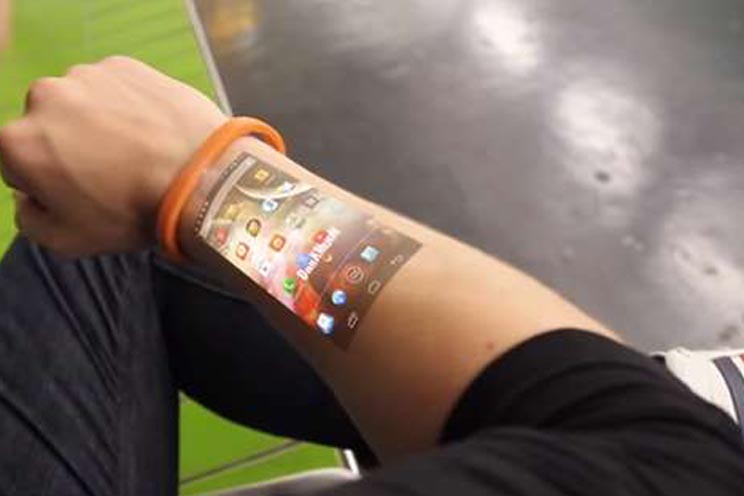 E-skin, la tecnología que convierte tu piel en una pantalla