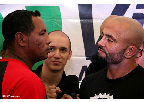 Mayorga y Martínez se desafían en careo frente a la prensa