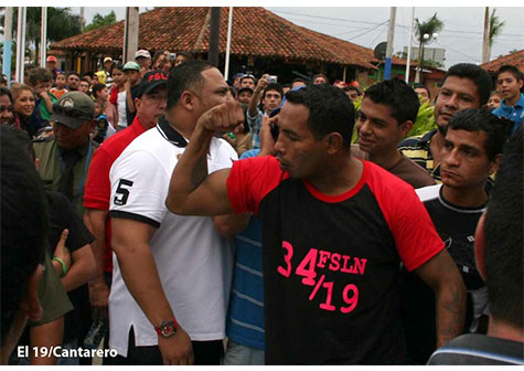 Mayorga y Martínez se desafían en careo frente a la prensa