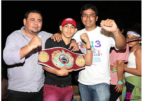 Juventud nicaragüense se desborda para recibir a Chocorroncito Buitrago