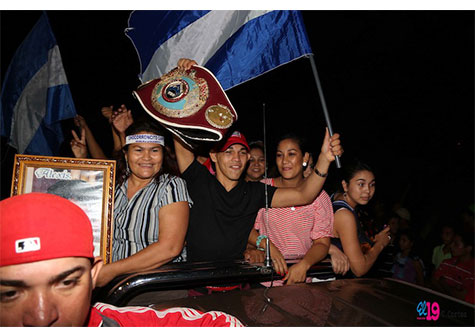 Juventud nicaragüense se desborda para recibir a Chocorroncito Buitrago