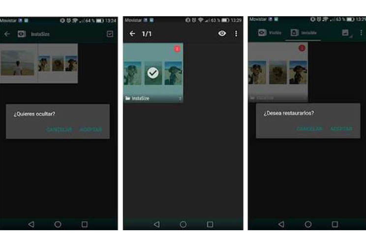 Tres sencillos pasos para ocultar tus fotos en el celular