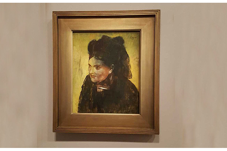 Descubren un retrato oculto en una obra del impresionista Degas