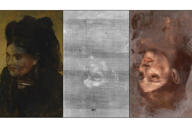 Descubren un retrato oculto en una obra del impresionista Degas