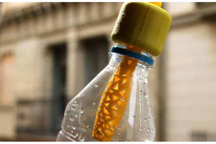 El tapón que 'potabiliza' el agua por un dólar