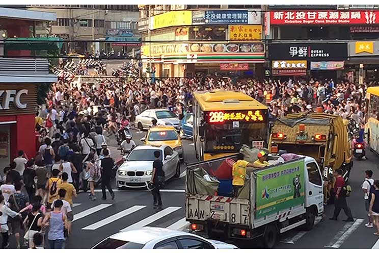 La aparición de un Snorlax en Pokémon Go provoca una estampida humana en Taipéi