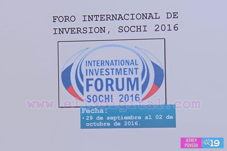 Nicaragua participará en Foro Internacional de Inversión en Rusia