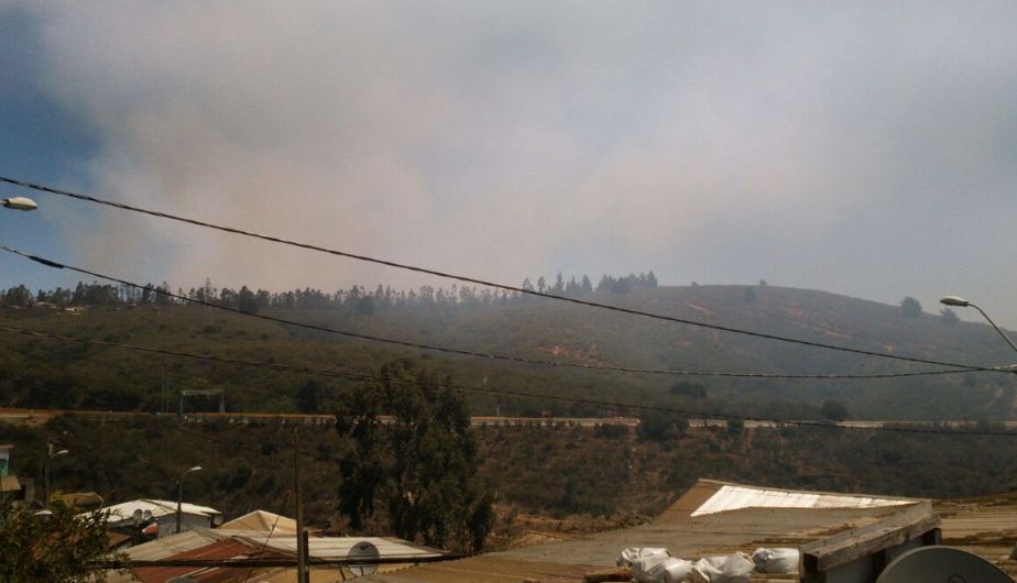 Chile: 140 casas quemadas por incendio en Valparaíso