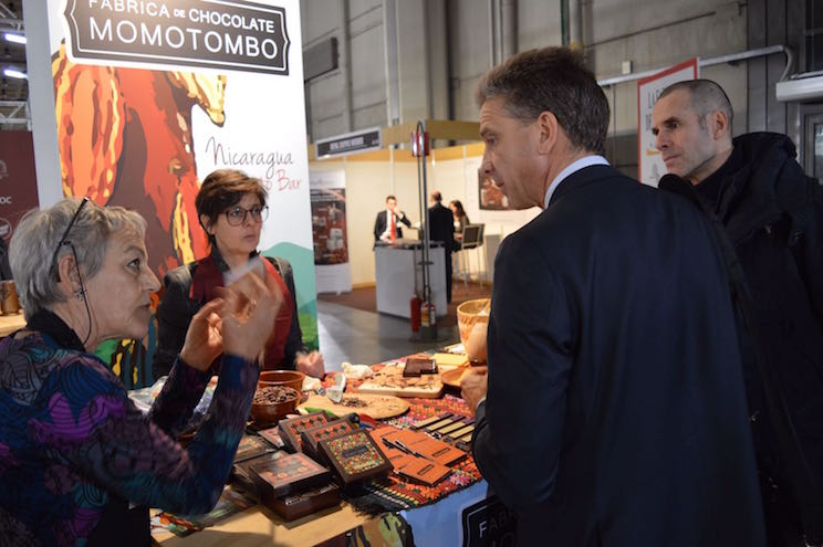 Nicaragua participa en el Salon du Chocolat de Milán