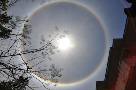 Halo Solar asombra a los habaneros (VIDEO)