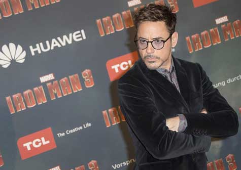 Robert Downey Jr trabajó en su "forma física" para encarar "Iron Man 3"