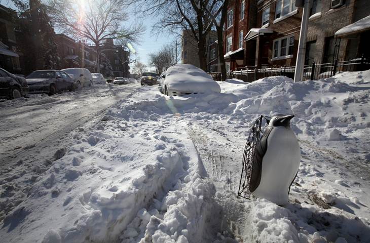 EEUU continúa siendo castigado por el frío
