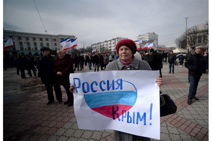Multitudinarias manifestaciones en Ucrania Oriental a favor del referéndum