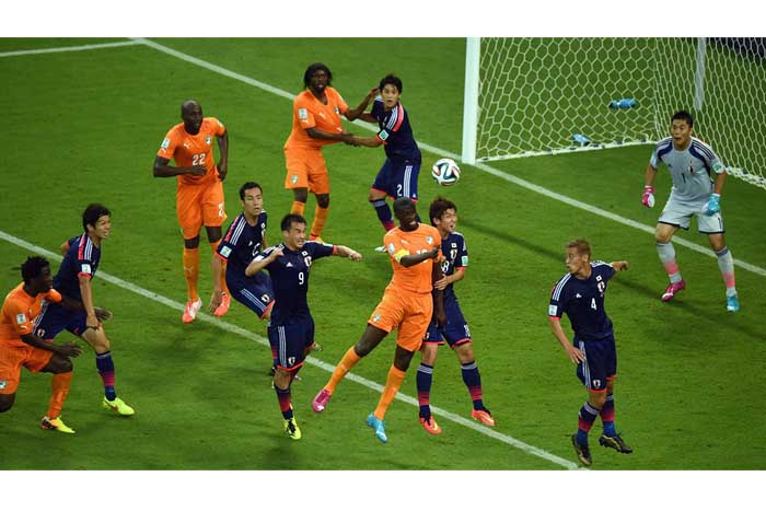 Costa de Marfil reacciona y voltea marcador a Japón