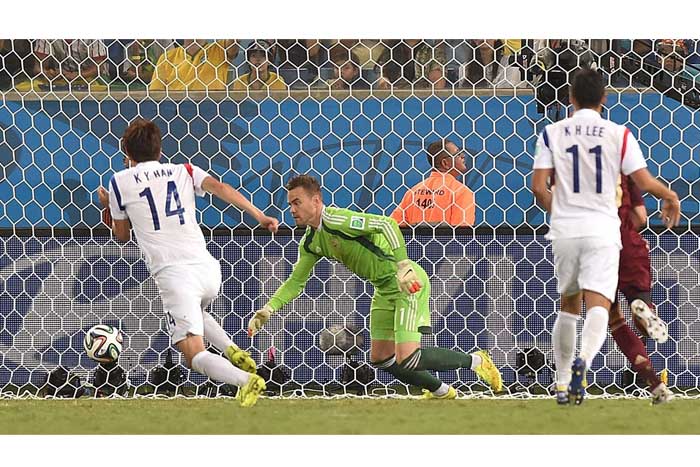 Rusia y Corea empatan en un partido intenso en Cuiabá