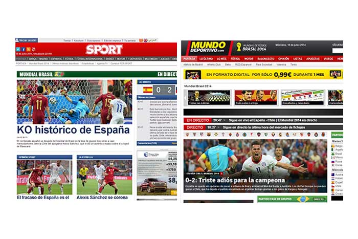 Prensa, resignada y crítica con España