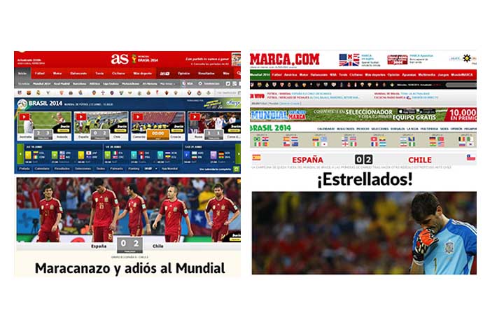 Prensa, resignada y crítica con España