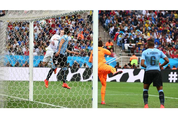 Uruguay se salva y elimina a Inglaterra del Mundial