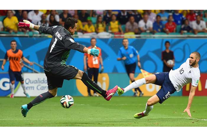 Contundente victoria de Francia ante Suiza 5-2