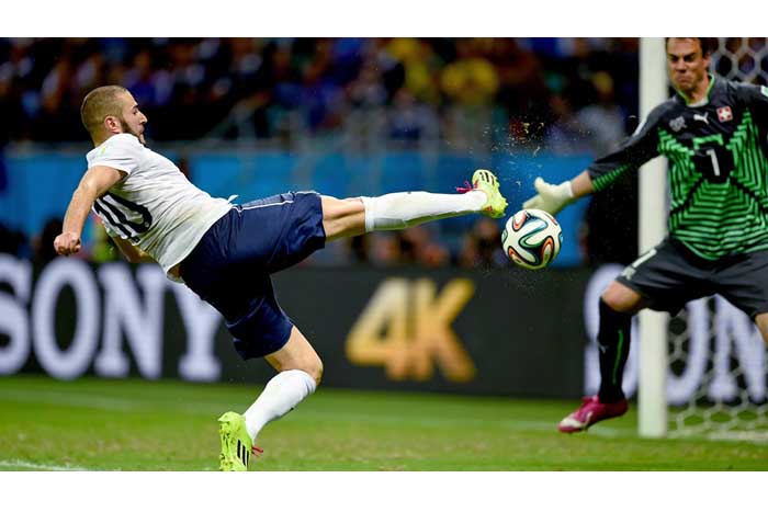 Contundente victoria de Francia ante Suiza 5-2