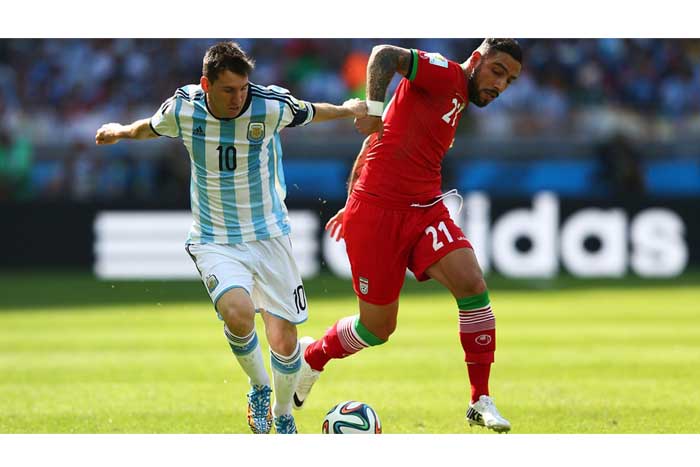 Argentina obtiene su victoria sobre Irán por la mínima