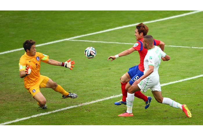 Argelia se impone a Corea del Sur