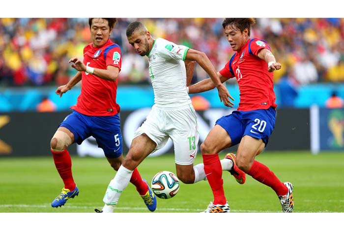 Argelia se impone a Corea del Sur