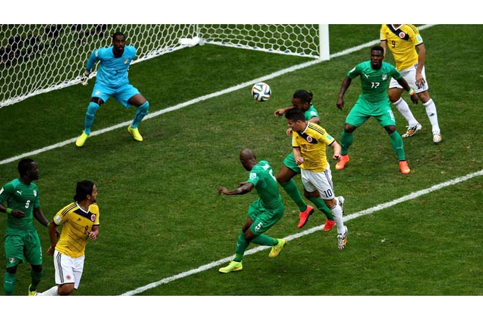 Colombia golea a Japón 4-1