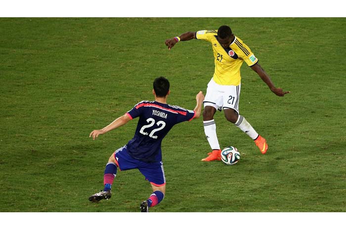 Colombia golea a Japón 4-1