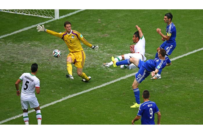 Bosnia y Herzegovina frustra sueño de Irán de clasificar a octavos