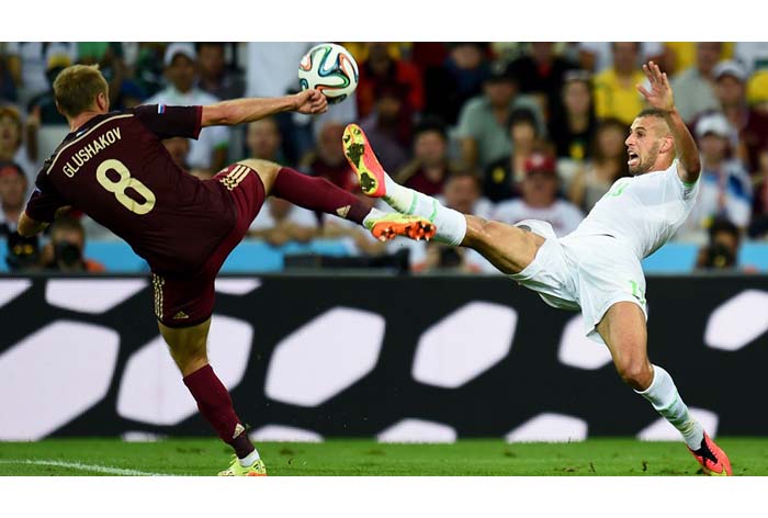 Argelia logra su primera clasificación a octavos de final tras empatar con Rusia