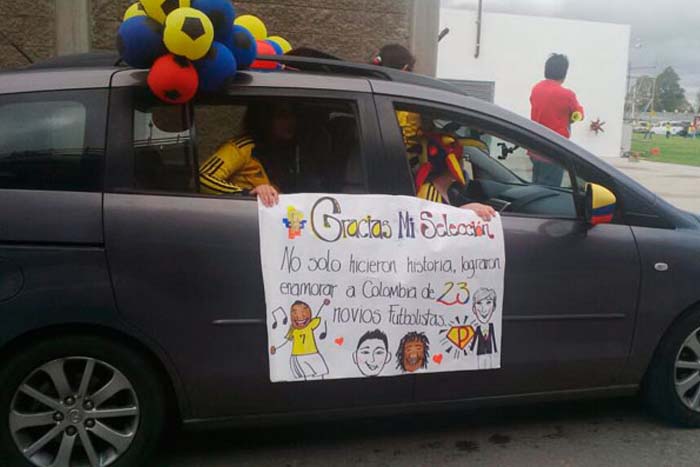 Fiesta en Colombia: ¡Llegaron los héroes! 