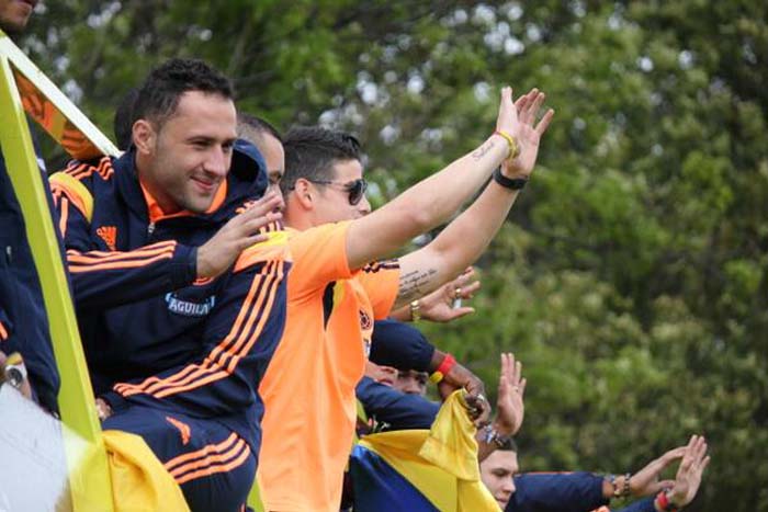 Fiesta en Colombia: ¡Llegaron los héroes! 