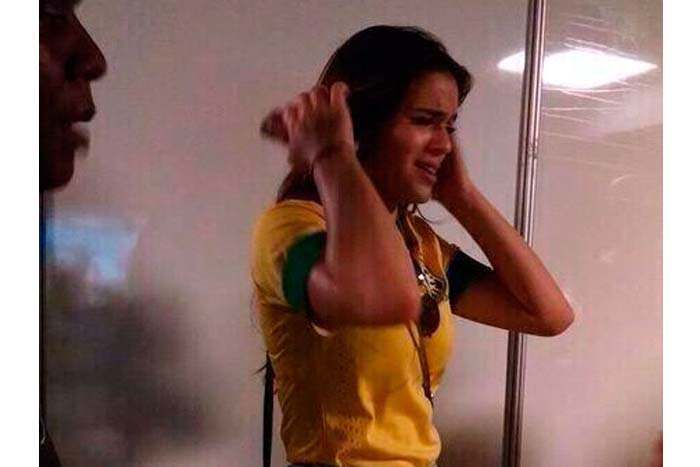 Las lágrimas de Bruna por Neymar